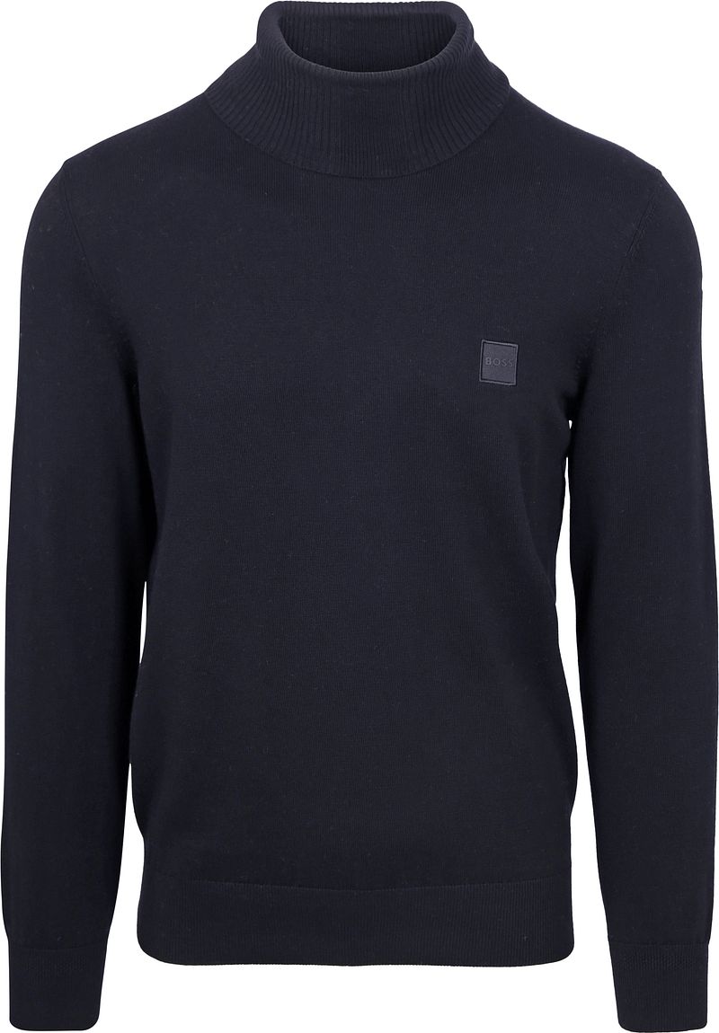 BOSS Rollkragenpullover Akiro Navy - Größe XXL günstig online kaufen