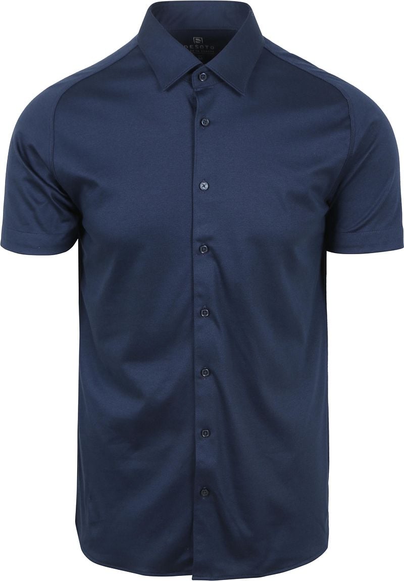 Desoto Short Sleeve Jersey Hemd Navy  - Größe L günstig online kaufen