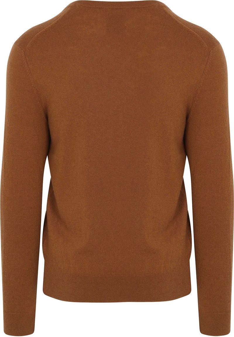 Gant Pullover V-Ausschnitt Wool Blend Camel - Größe XL günstig online kaufen