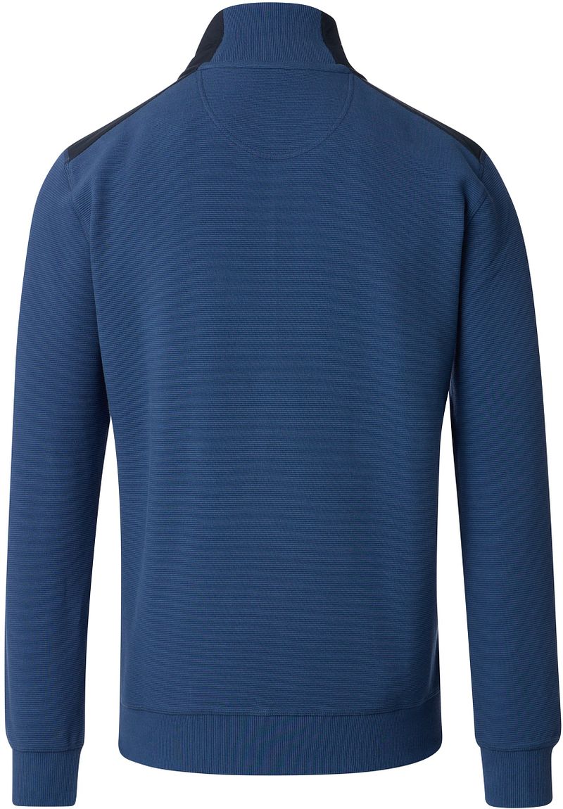 Casa Moda Half Zip Sweat Dark Indigo
