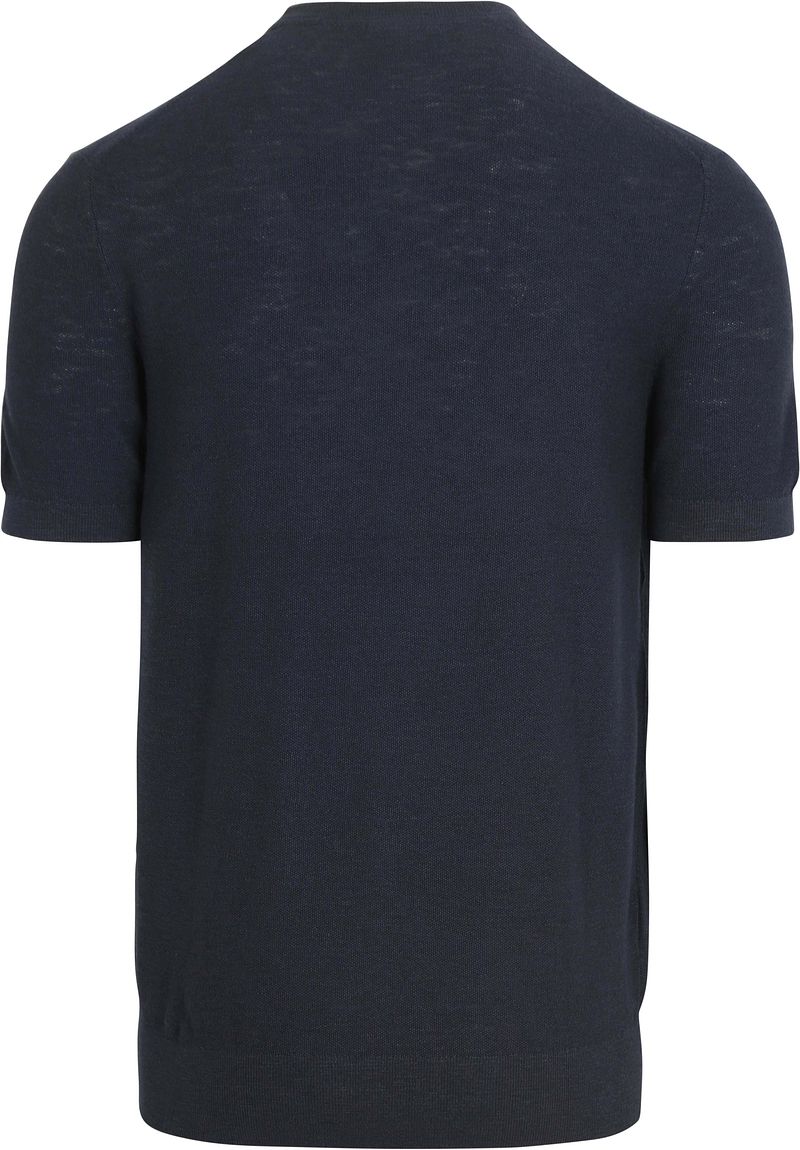 Suitable Piqué T-shirt Linnen Navy