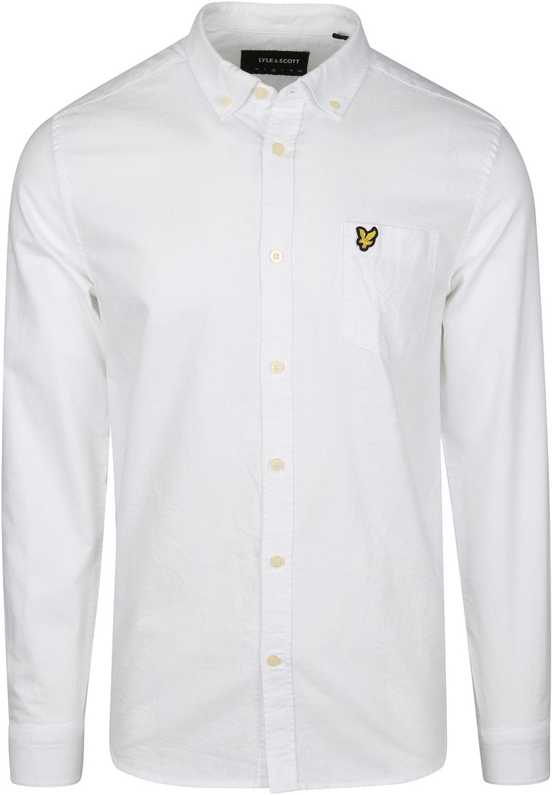 Lyle & Scott Chemise Blanche Blanc taille M