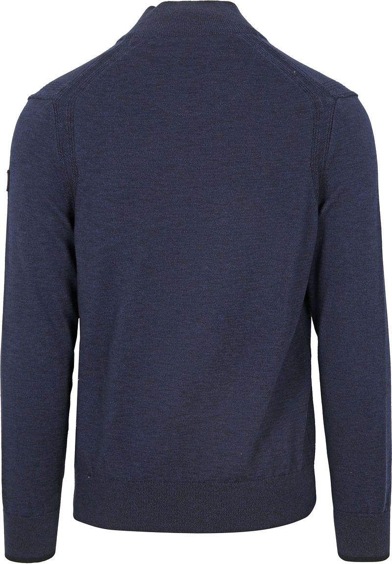 State of Art Half Zip Trui Navy