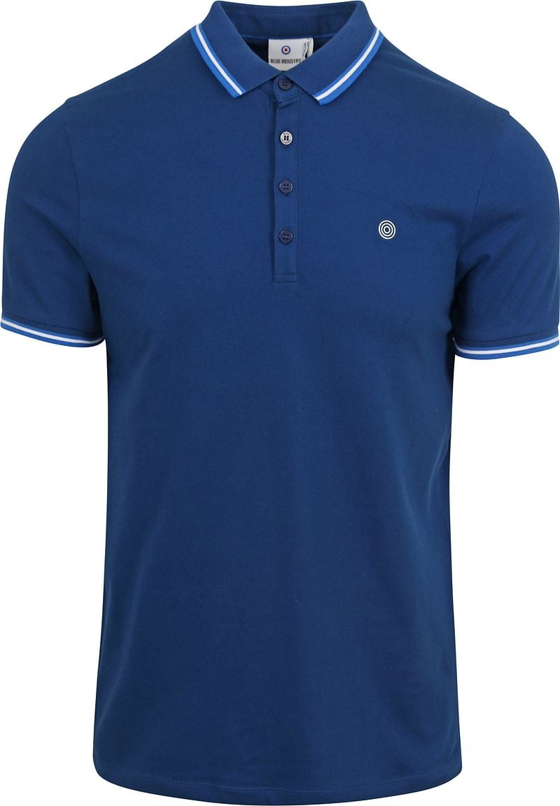 Blue Industry Piqué Poloshirt Royal Blau - Größe XL günstig online kaufen