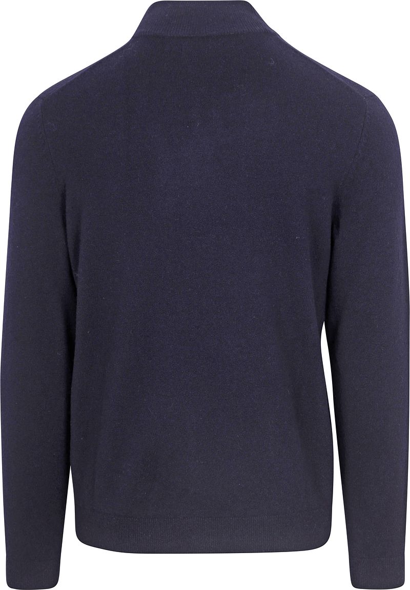 Steppin' Out Half Zip Trui Merinowol Navy