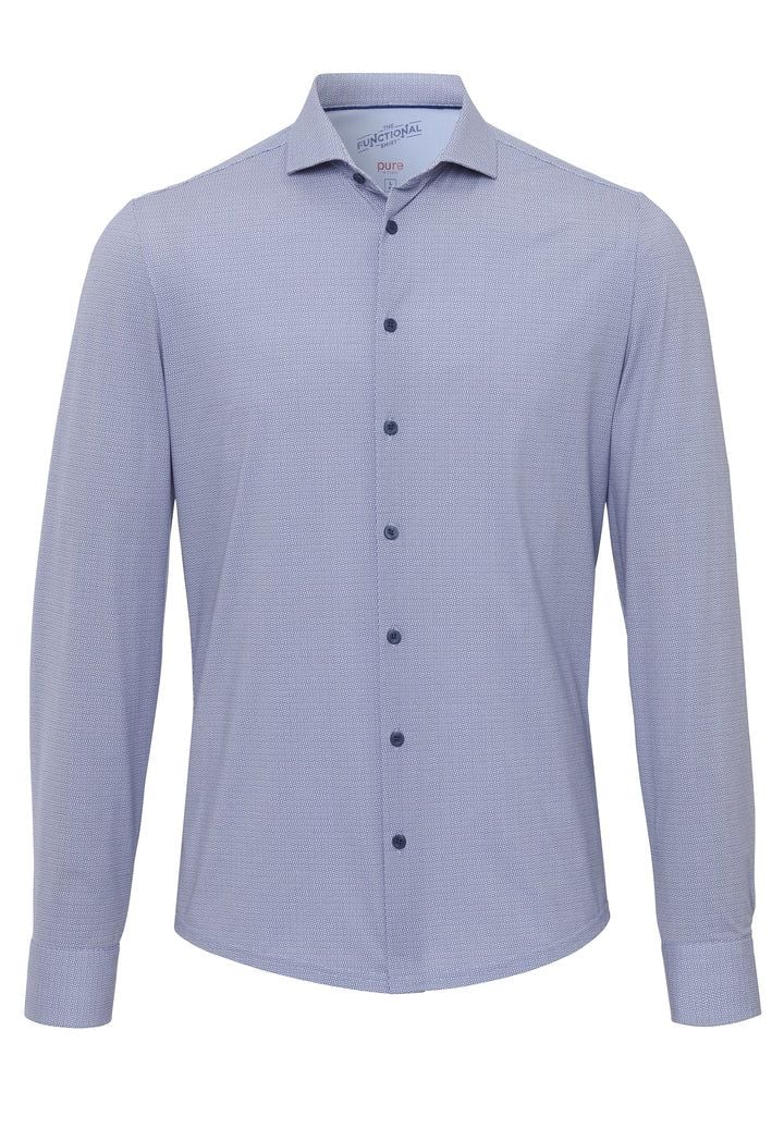 Pure The Functional Shirt Print Blauw