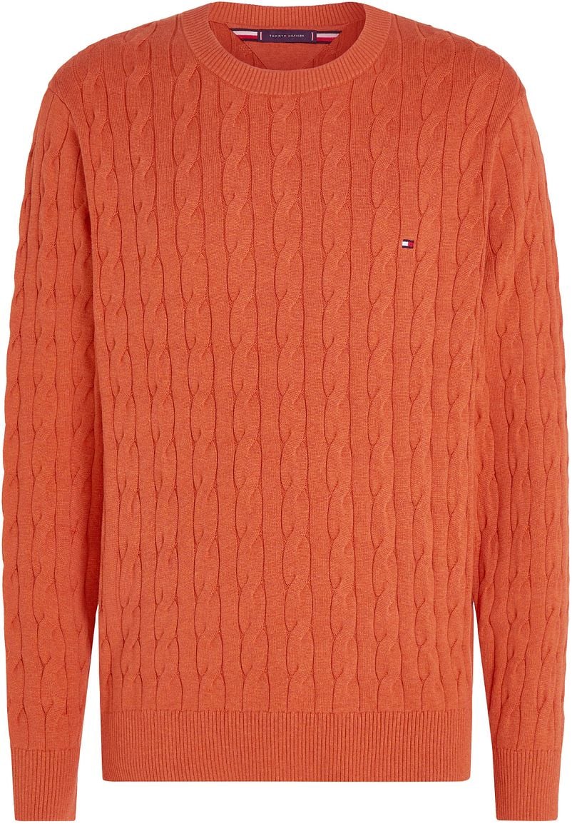 Tommy Hilfiger Pullover Cable Oranje