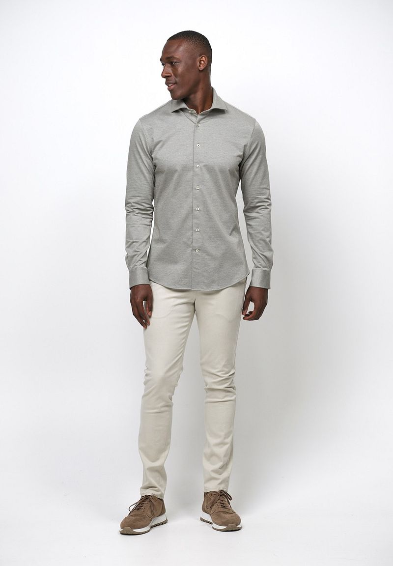 Profuomo Knitted Overhemd Groen