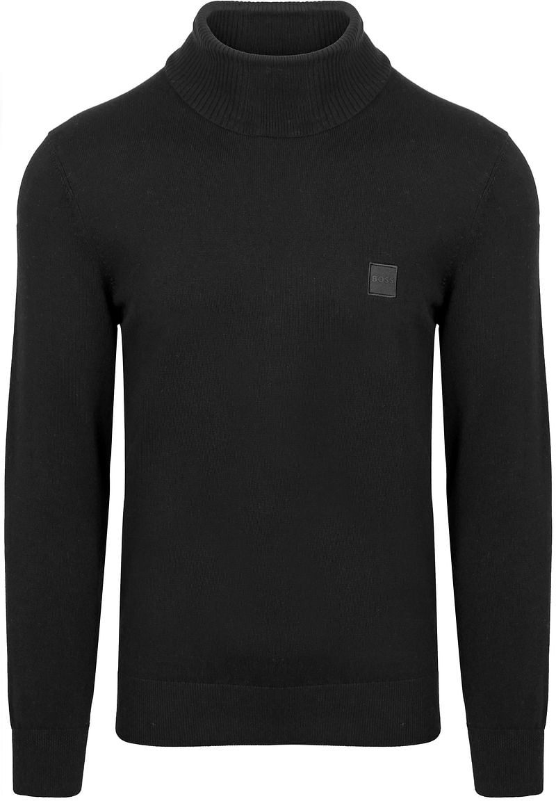 BOSS Rollkragenpullover Akiro Schwarz - Größe M günstig online kaufen