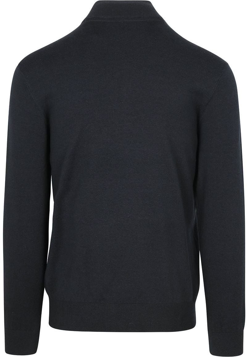No Excess Half Zip Trui Navy