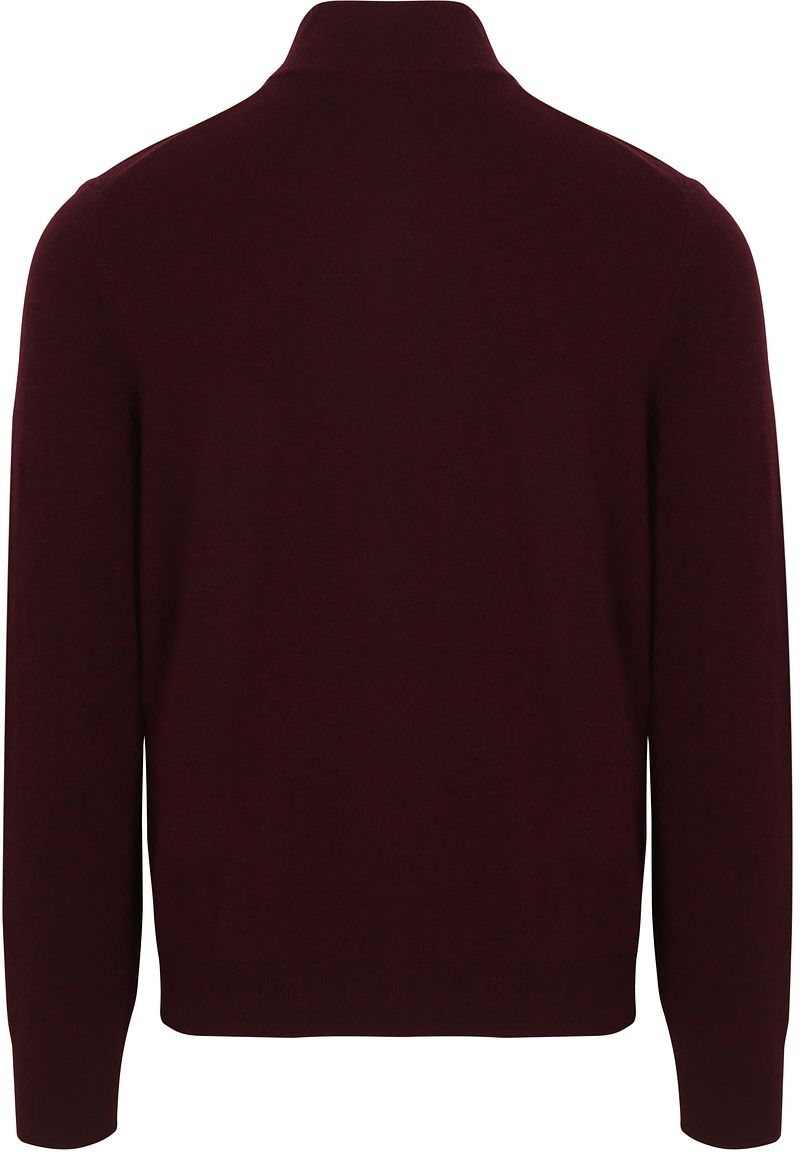 Steppin' Out Half Zip Pullover Merinowolle Bordeaux - Größe XXL günstig online kaufen