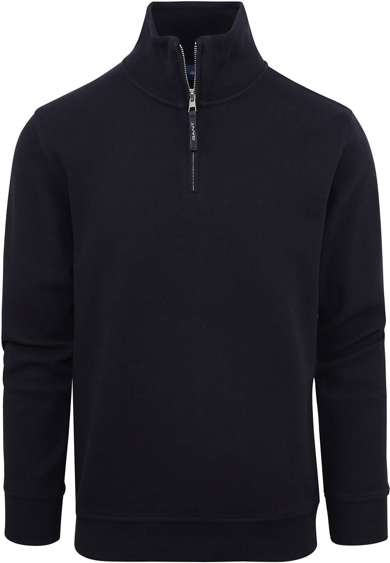 Gant Halfzip Trui Navy