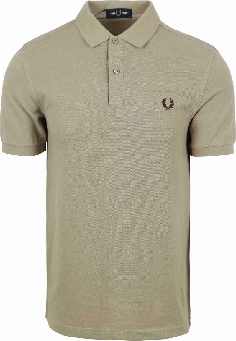 Fred Perry Core Short Sleeve Polo Shirt Brown- Heren Brown