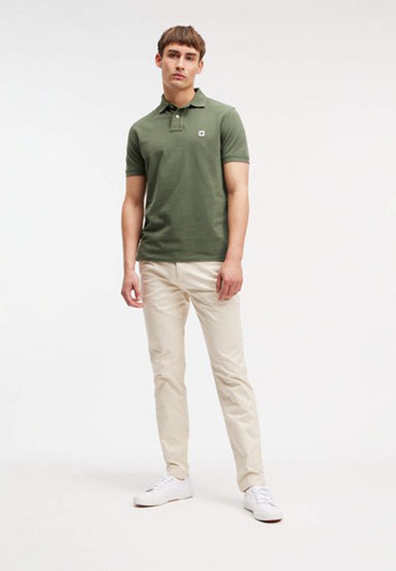 KING Essentials The Rene Poloshirt Olijfgroen