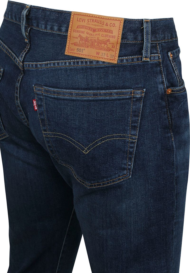 Levi's Jeans 501 Original Navy - Größe W 33 - L 30 günstig online kaufen