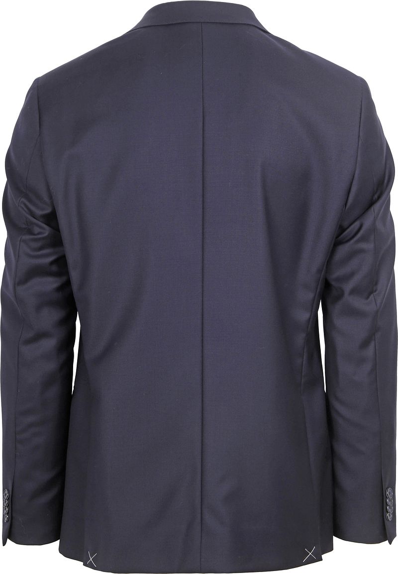 Suitable Kostuum Wol Navy