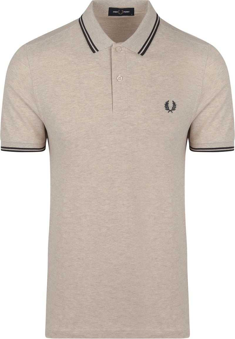 Fred Perry Polo M3600 Beige Melange W50 - Größe L günstig online kaufen