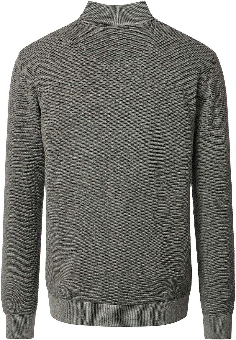 Casa Moda Halfzip Pullover Structure Grün - Größe XL günstig online kaufen