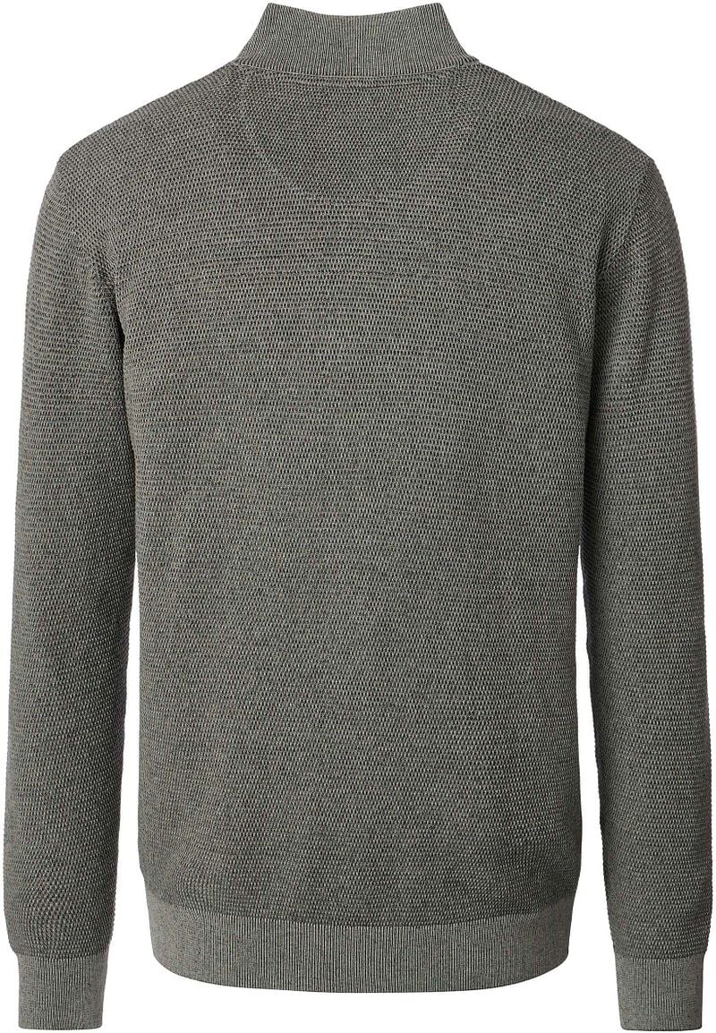 Casa Moda Halfzip Pullover Structure Grün - Größe XL günstig online kaufen