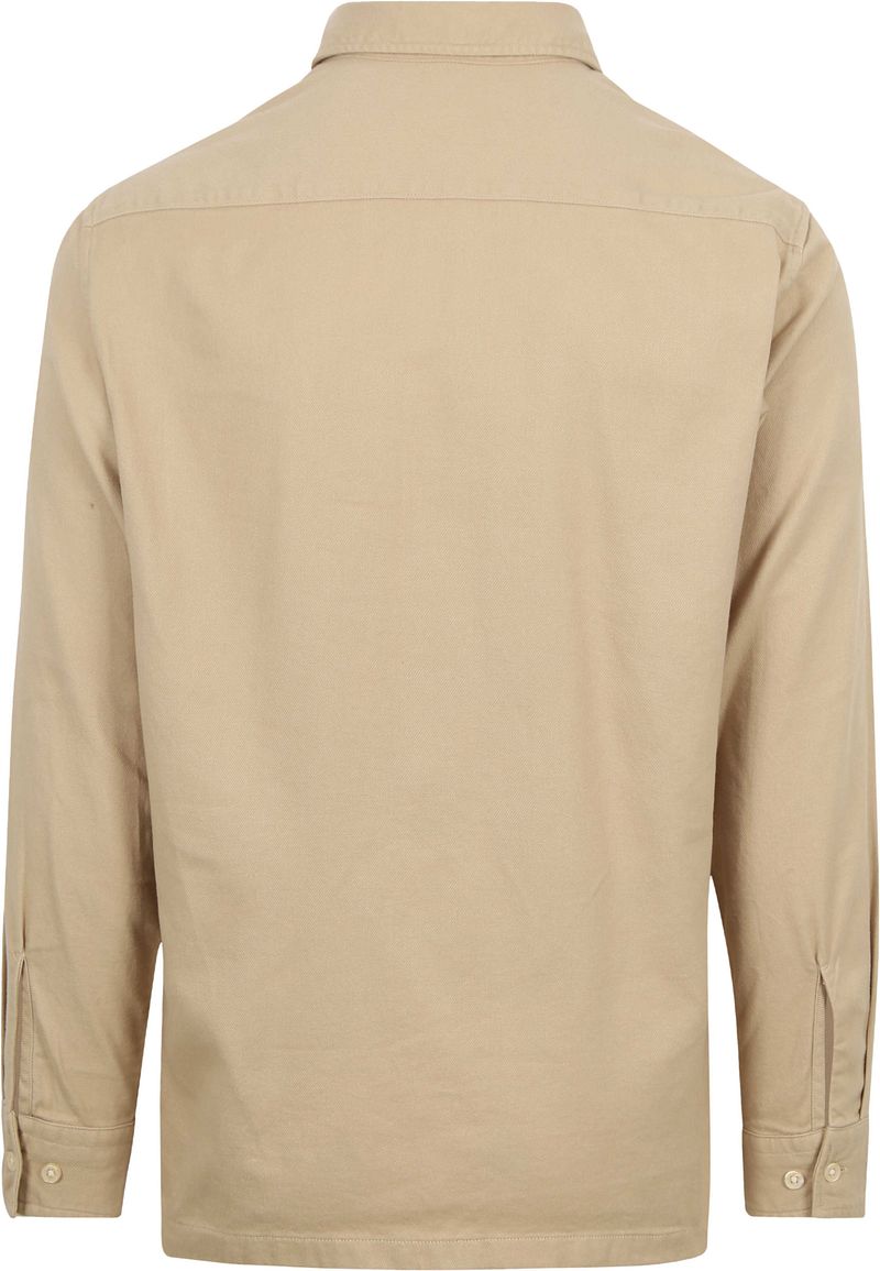Marc O'Polo Overhemd Twill Flanel Beige