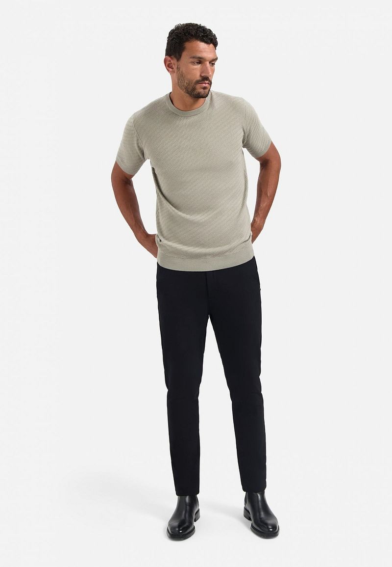 No-Excess Knitted T-Shirt Clay - Größe L günstig online kaufen