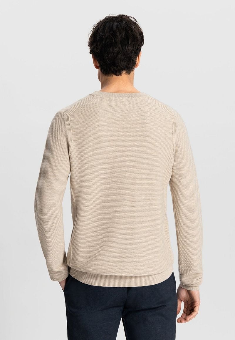 Dstrezzed Pullover Beige Melange - Größe L günstig online kaufen