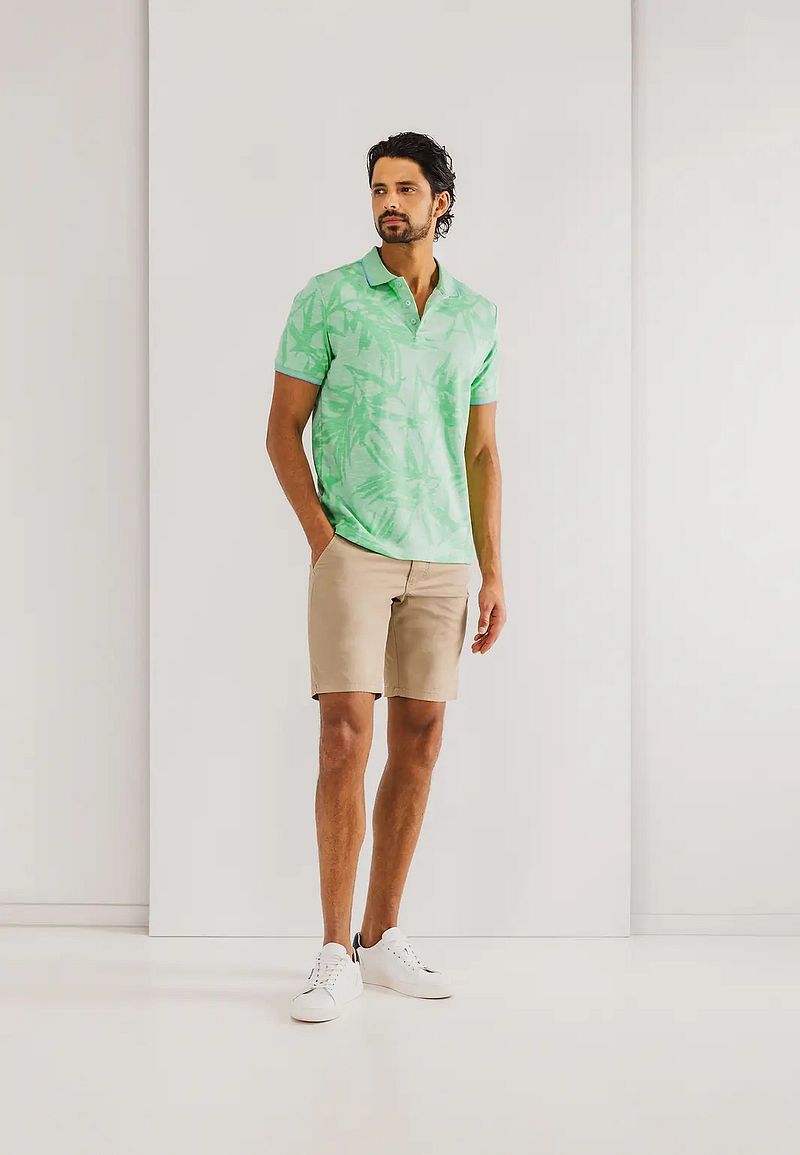 State of Art Poloshirt Faded Leaf Grün - Größe 3XL günstig online kaufen