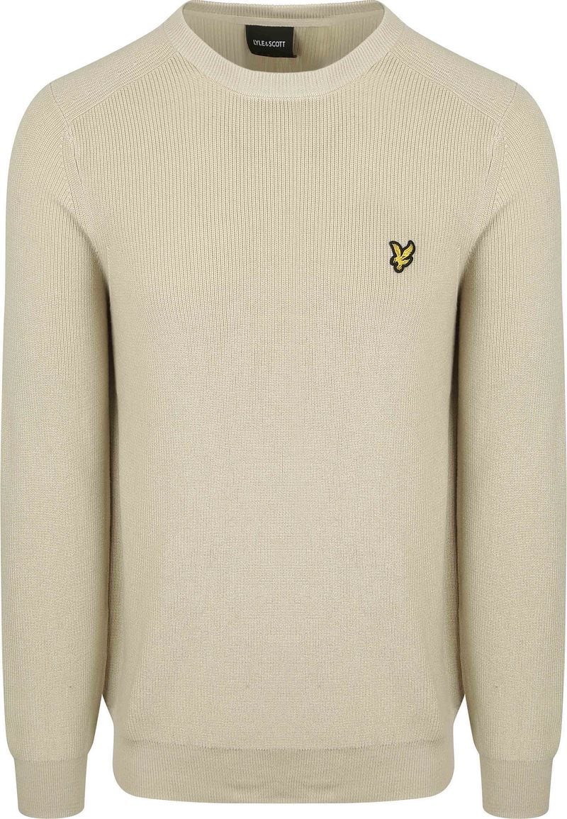 Lyle and Scott Lyle & Scott Rib Pullover Greige