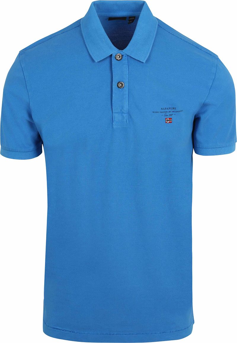 Napapijri Polo Elbas French Blau  - Größe XXL günstig online kaufen