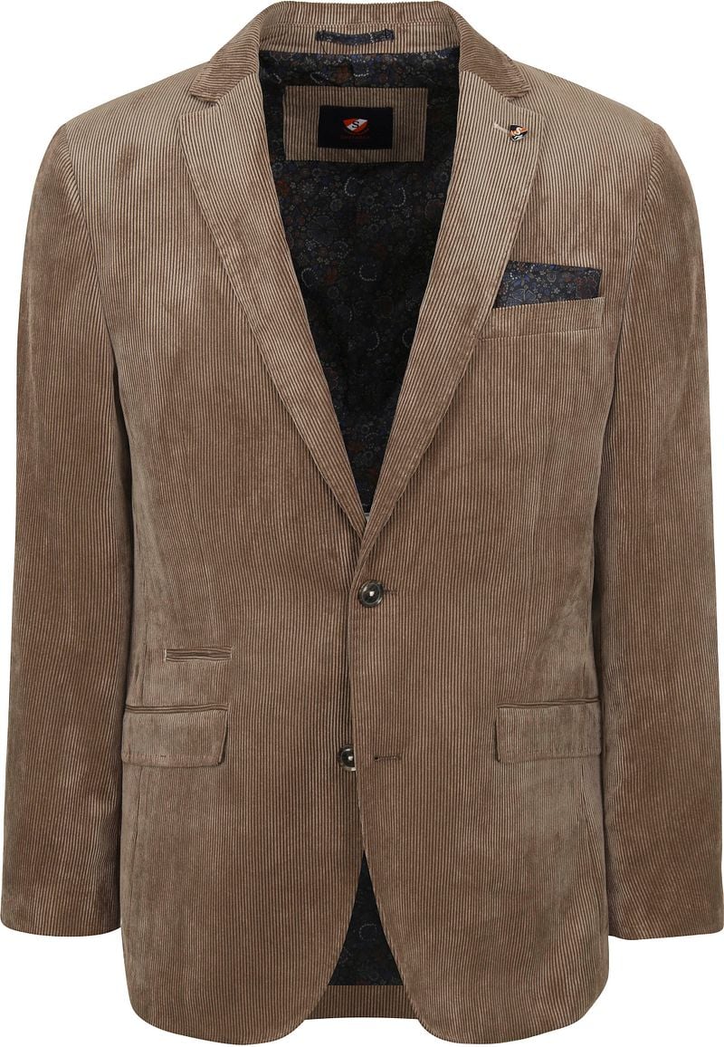 Suitable Veston Heleen En Velours Côtelé Marron taille 48
