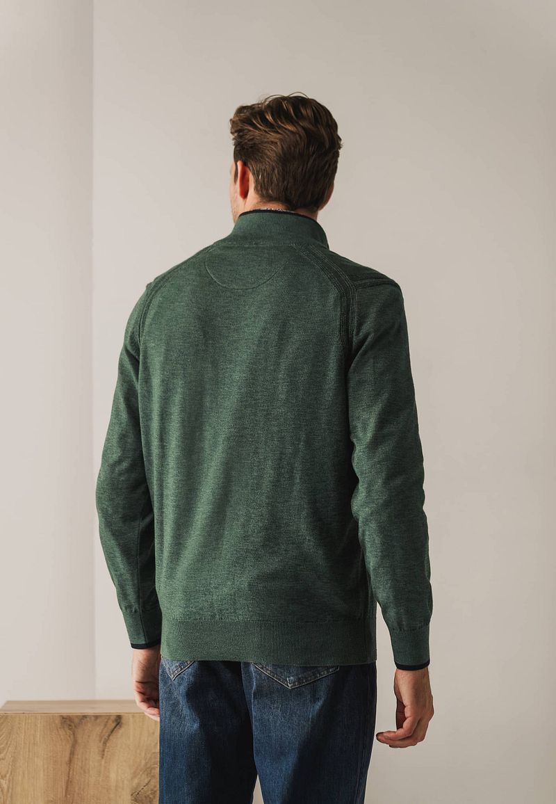 State of Art Half Zip Trui Groen