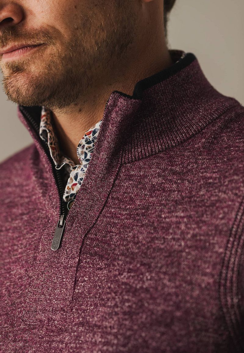 State of Art Half Zip Trui Rood