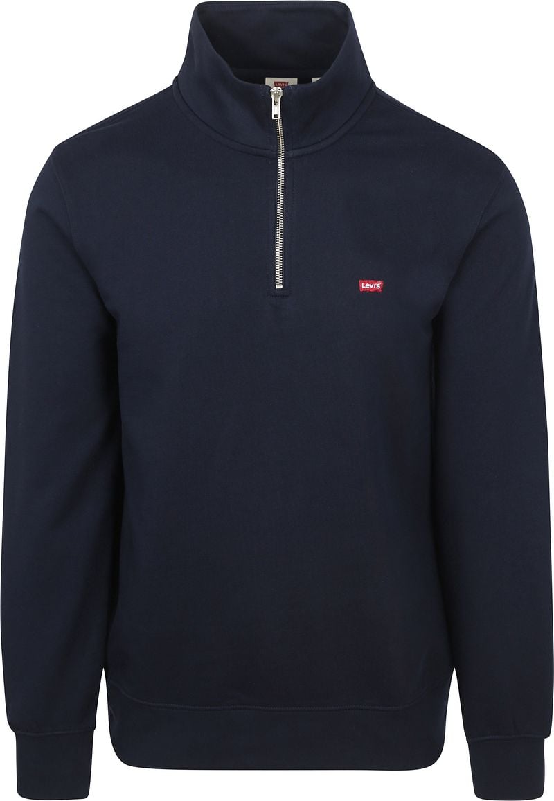 Levi's Sweater Half Zip Navy - Größe M günstig online kaufen