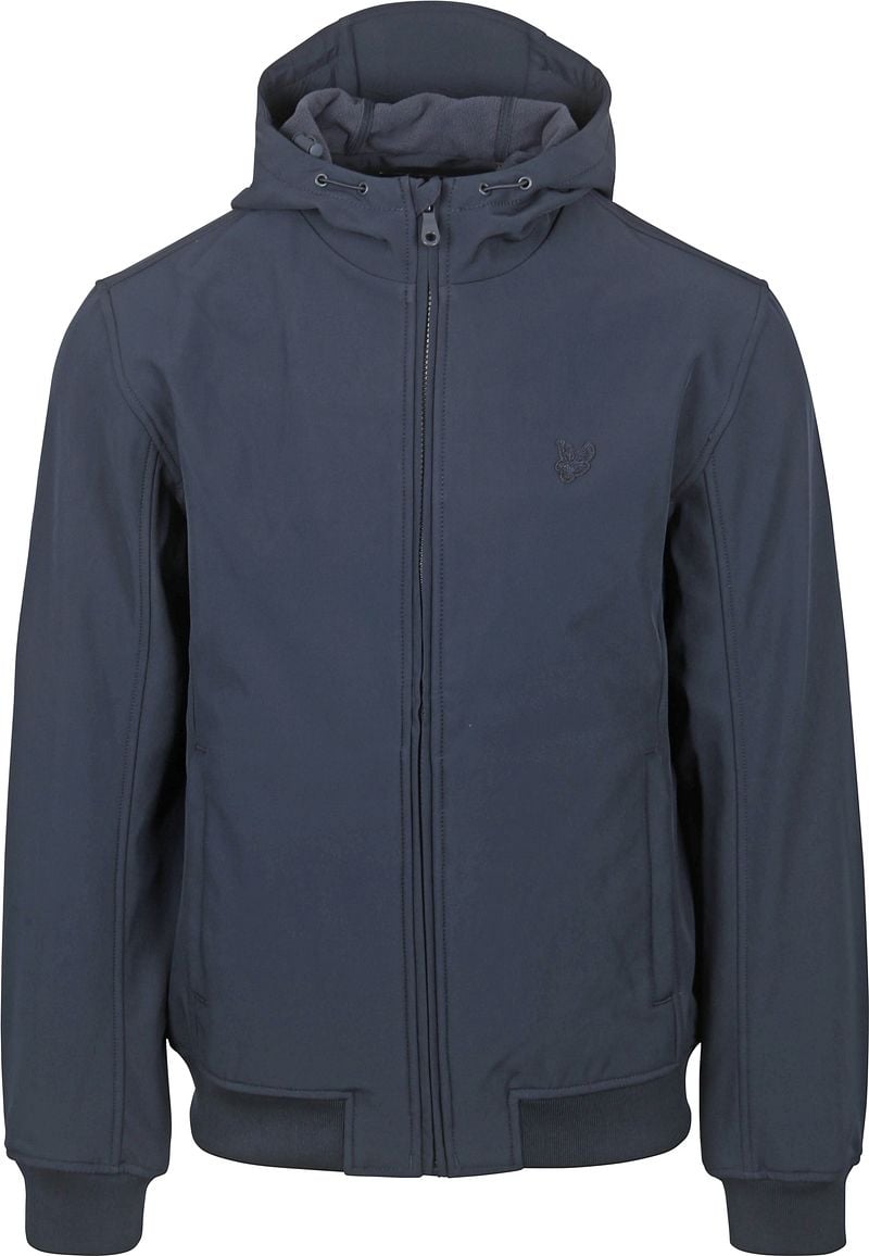 Lyle & Scott Jacke Softshell Fleece Marine - Größe M günstig online kaufen