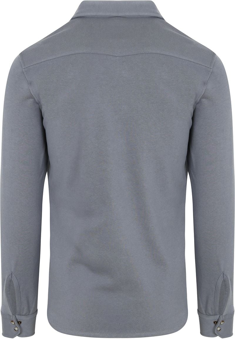 Profuomo Overshirt Western Jersey Blauw