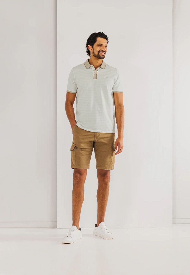 State of Art Poloshirt Jersey Structured Stripe Weiß - Größe 3XL günstig online kaufen