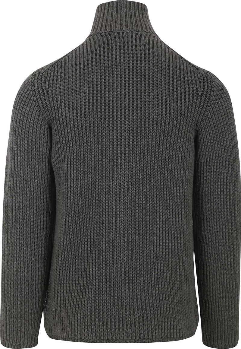 Marc O'Polo Strickjacke Heavy Gauge Wool Blend Anthrazit - Größe XXL günstig online kaufen