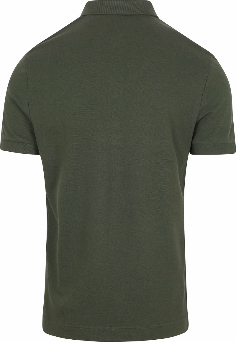 Lacoste Poloshirt Paris Piqué Donkergroen