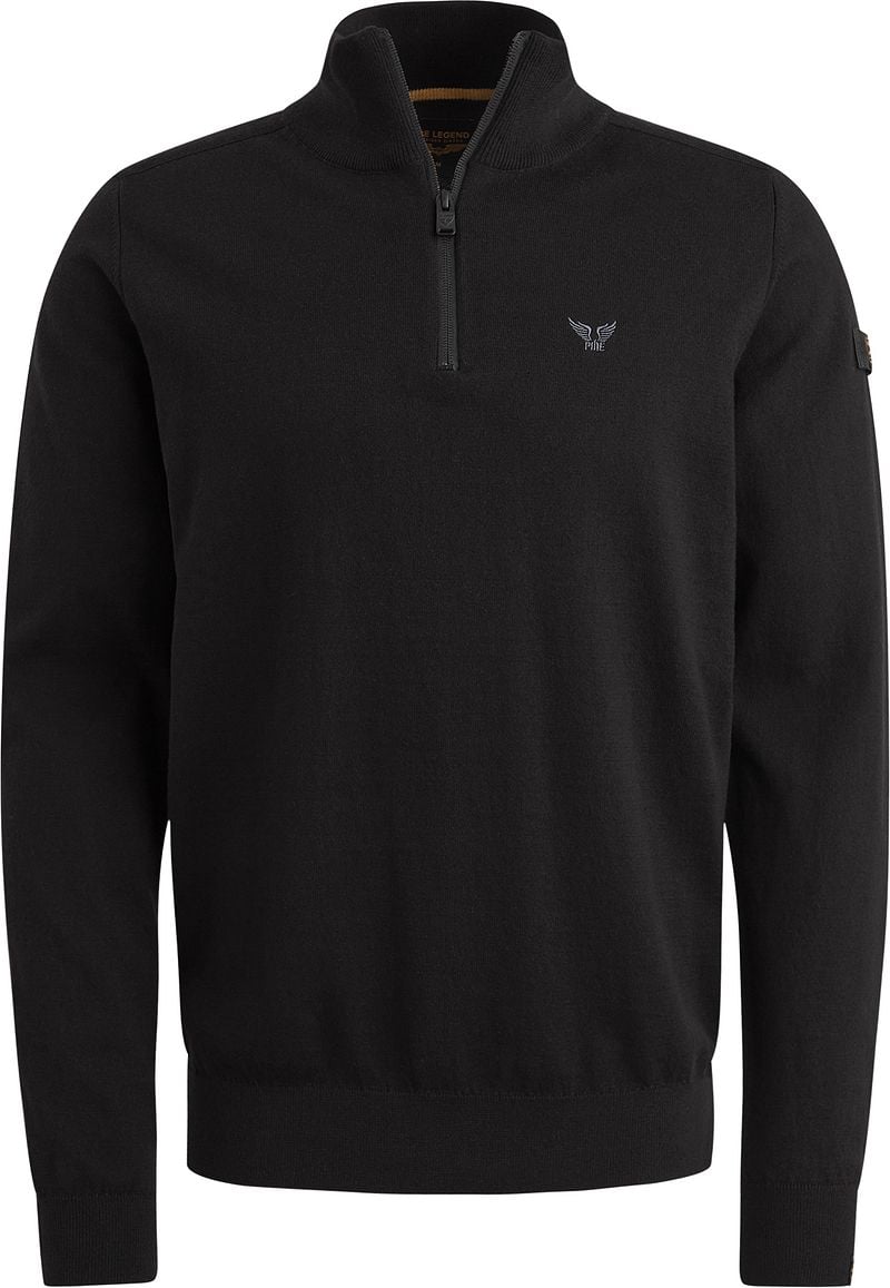 PME Legend Half Zip Sweater Schwarz - Größe 3XL günstig online kaufen
