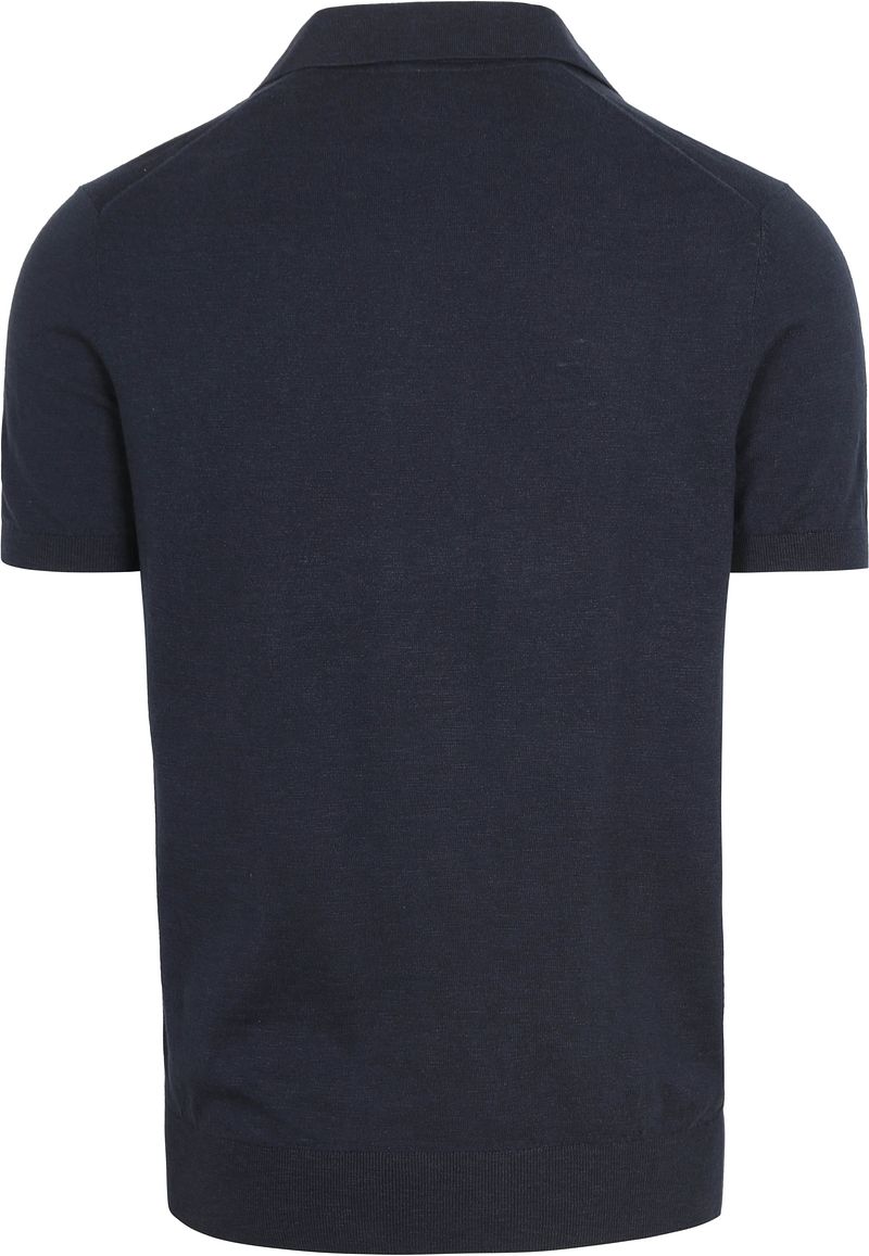 Suitable Polo Riva Linnen Navy