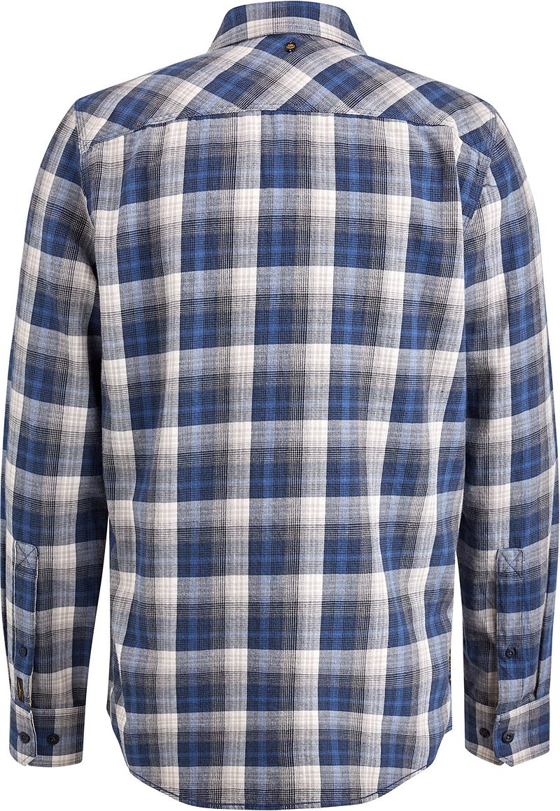 PME Legend Overhemd Ruiten Blauw