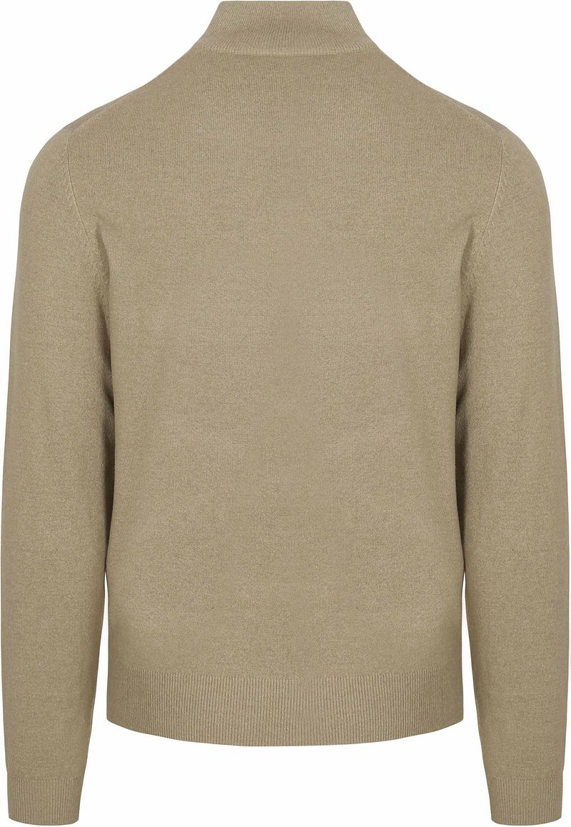 NZA Half Zip Pullover Christopher Melange Warm Beige - Größe 3XL günstig online kaufen