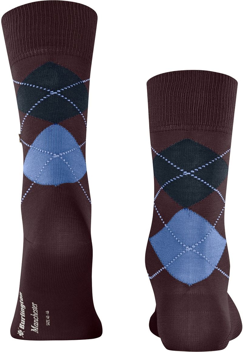 Burlington Manchester Sok Ruit Bordeaux 8696
