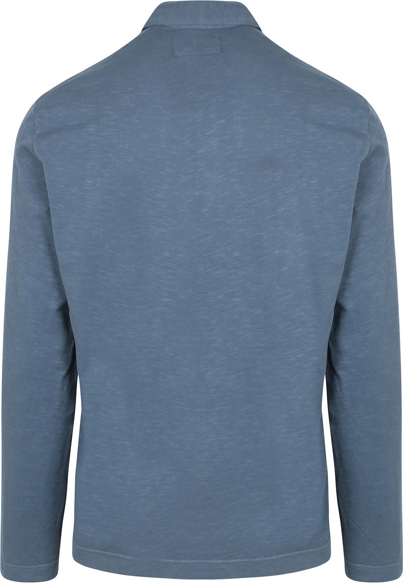 Marc O'Polo Longsleeve Poloshirt Blauw