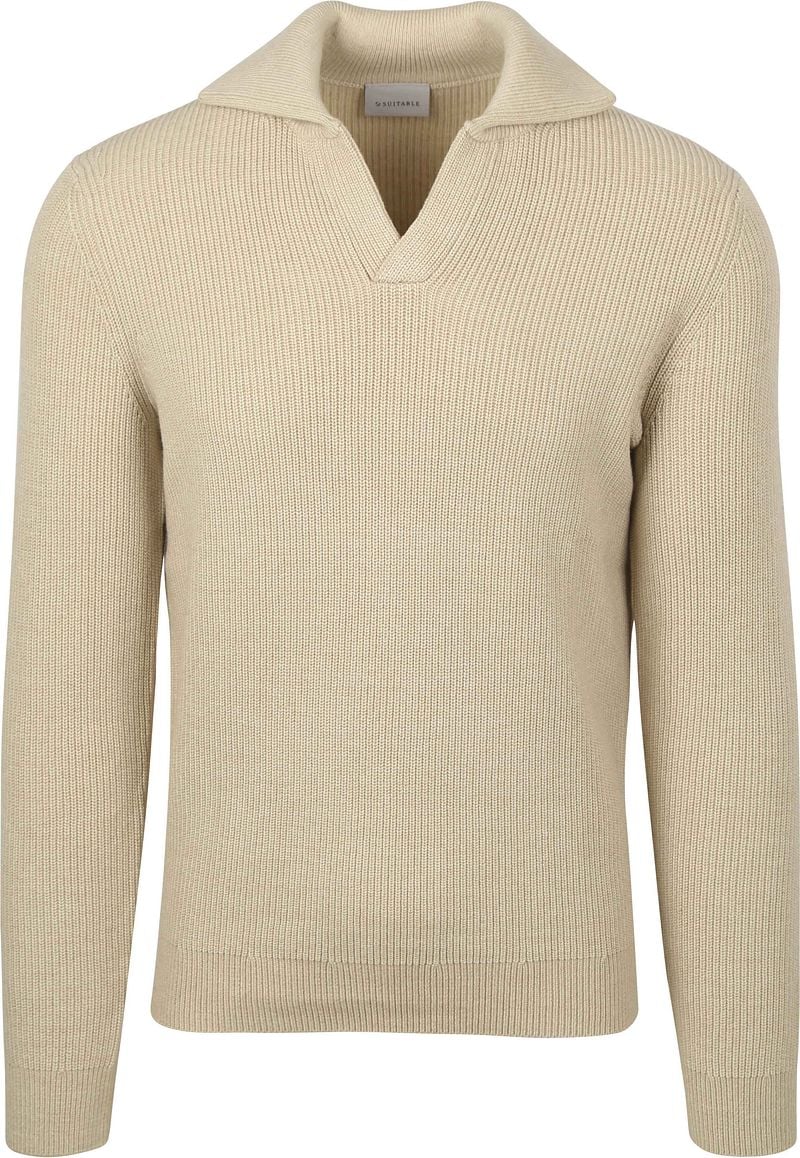 Suitable Trui Riva Knit Ecru