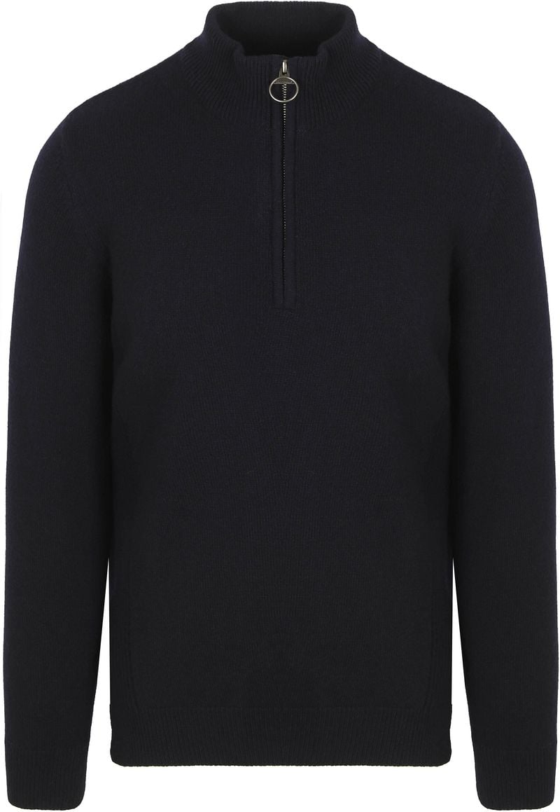 Barbour Half Zip Pullover Wolle Navy - Größe XXL günstig online kaufen