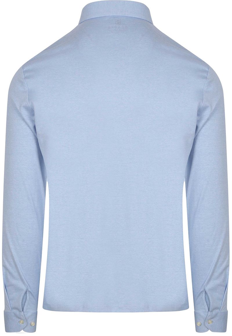 Desoto Longsleeve Poloshirt Essential Lichtblauw