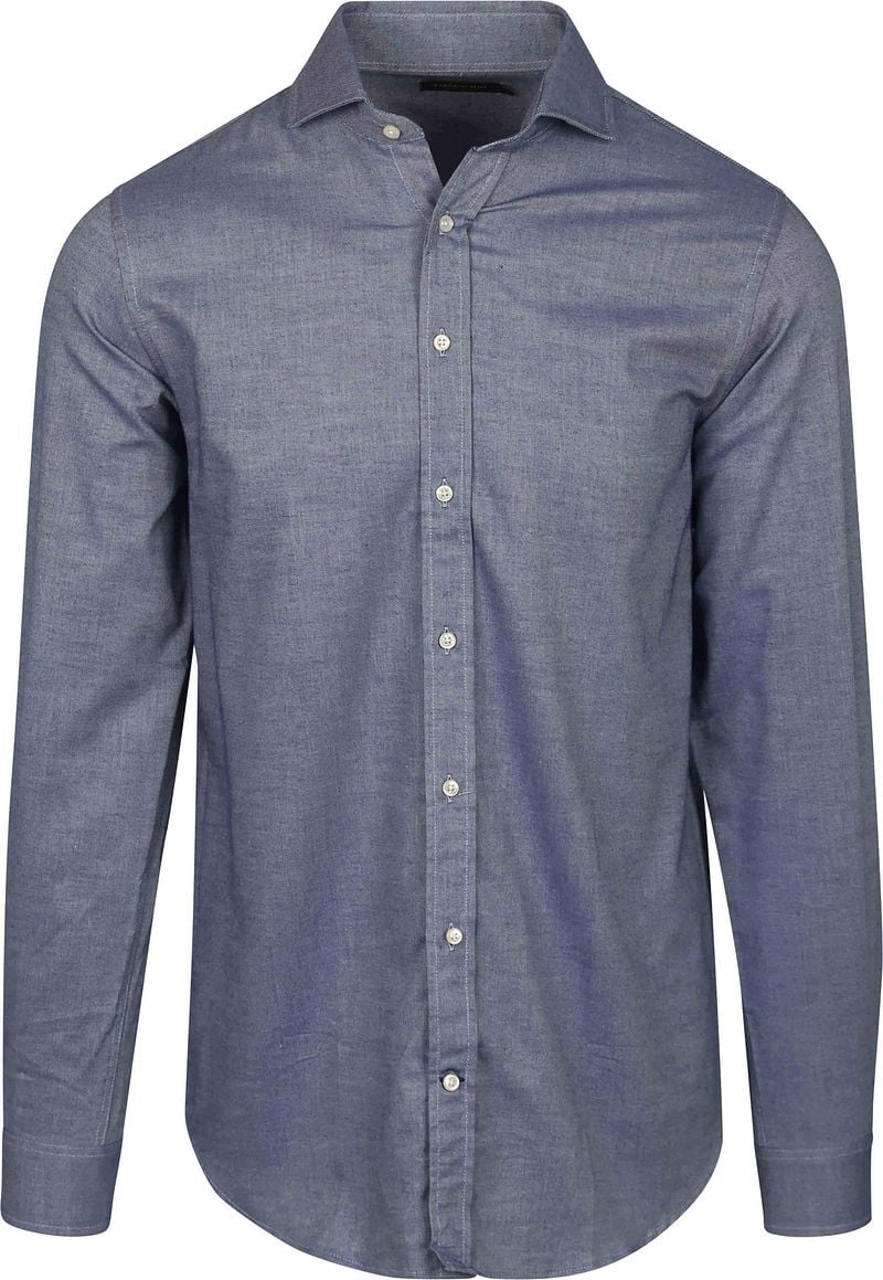 Steppin' Out Hemd Twill Blau  - Größe XXL günstig online kaufen