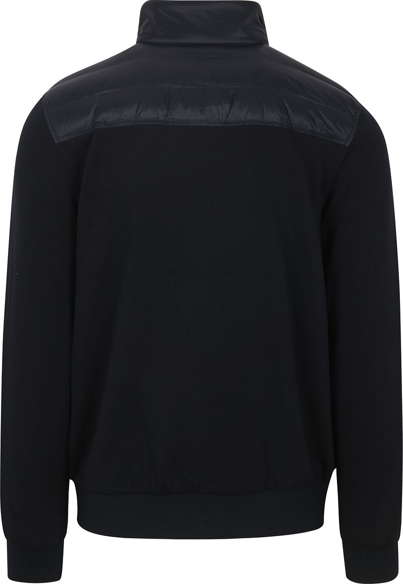 Tommy Hilfiger Cardigan Mix Media Jas Navy