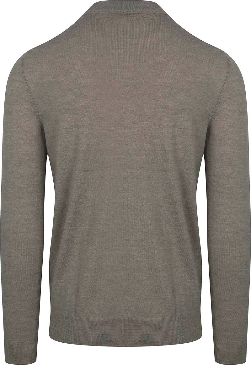 Profuomo Turtleneck Merino Pullover Grün - Größe L günstig online kaufen